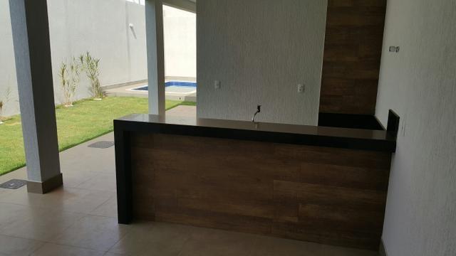 Lançamento! Casa de 3 Suítes, Piscina, Churrasqueira em Cond Fechado - Foto 9