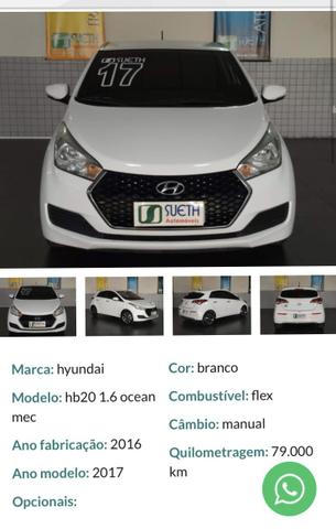 Vendo Hb20 1.6 ocean 2017 lindo