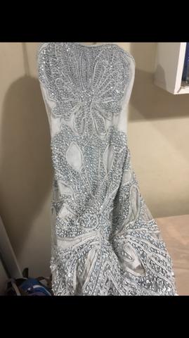 Vestido curto azul bobô - Foto 6