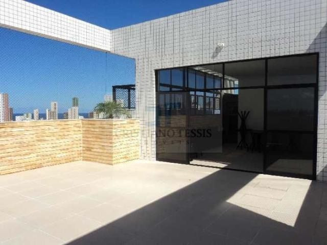 Aluga-se apartamento semi-mobiliado em boa viagem, 03 quartos incluso taxas - Foto 3