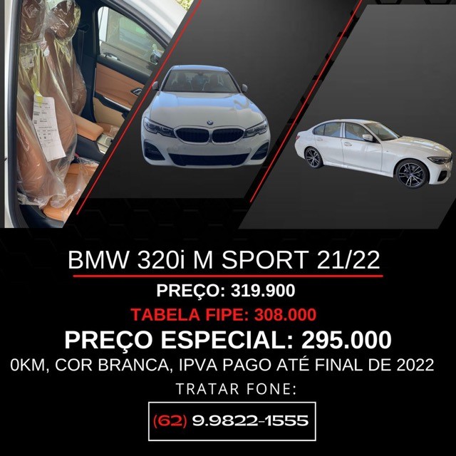 BMW 320I M SPORT 0 KM