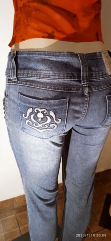 Calca Jeans Cintura Alta Bad Cat