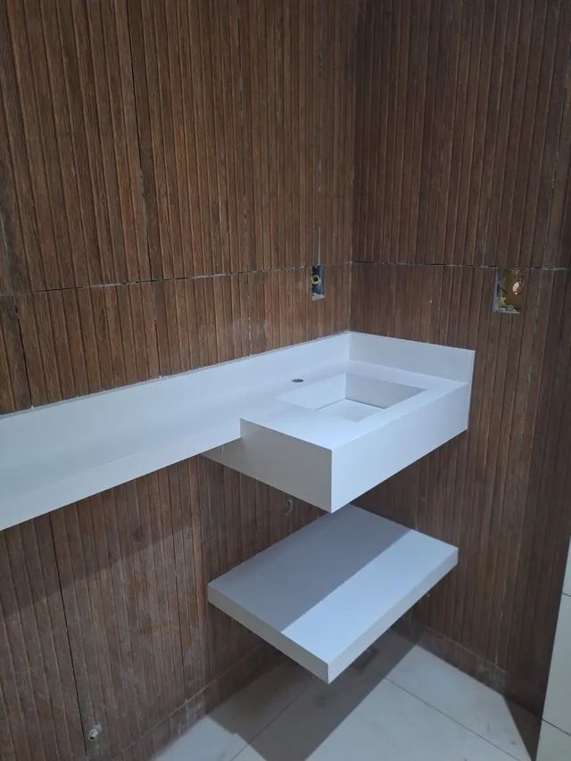 Bancadas,lavatorios,pias esculpidas em porcelanato. - Foto 4