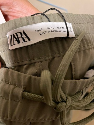 Calça Zara Verde Militar - *Com Etiqueta* - Foto 3