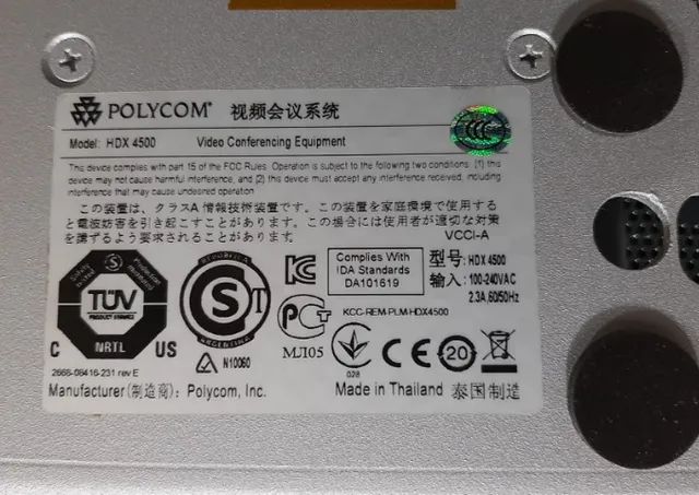 Polycom Hdx 4500 Video Conference System - Semi Nova - Foto 6