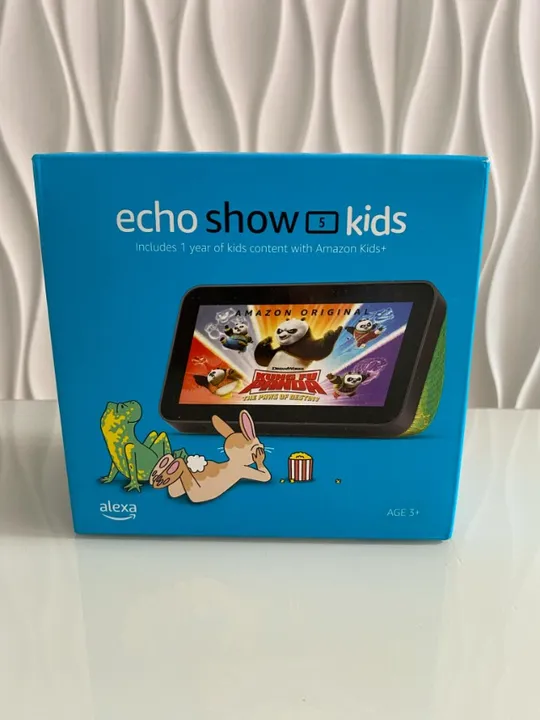 Amazon Echo Show 5 2nd Gen Kids com assistente virtual Alexa, display integrado de 5.5" -