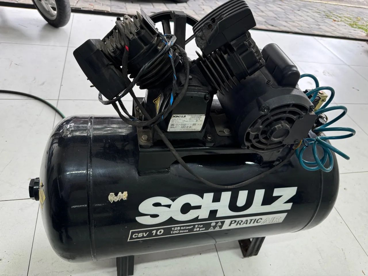 Compressor schuls 100L csv 10 2hp 