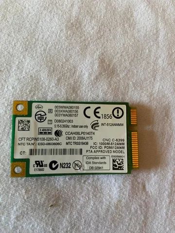 Placa Wireless Wi-fi Para Notebook Intel-usada. - Foto 3