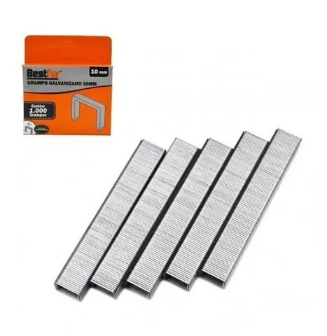Grampo Galvanizado 10mm Bestfer Bfh1774 1000un 71g