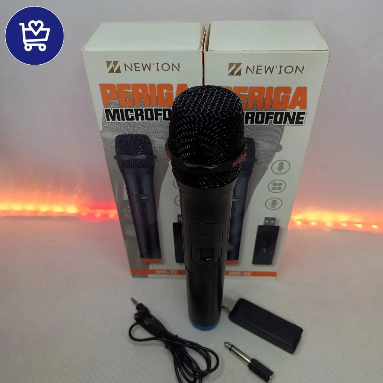 Microfone Sem Fio Periga NMI-02 - Novo - Foto 4