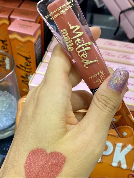 Batom Líquido Matte Too Faced Melted Pumpkin Spice - Foto 2