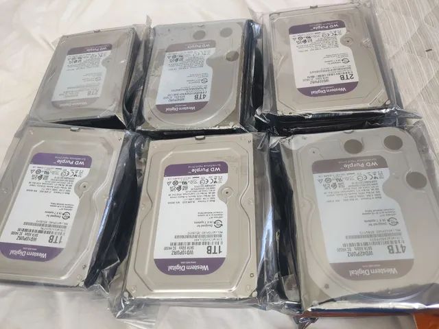 Hd 2TB purple roxo - NOVO LACRADO