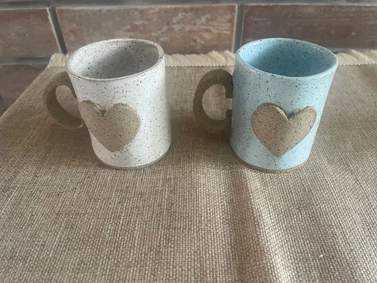 Xícaras de cerâmica 