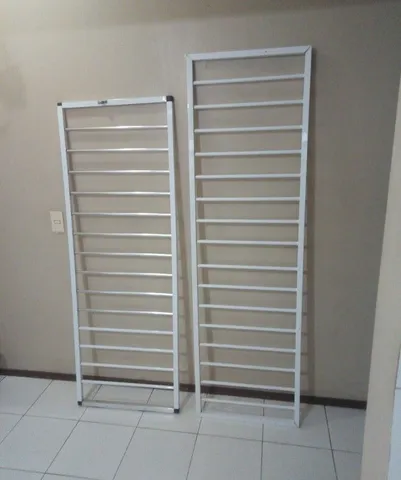 2 grades em alumínio branco