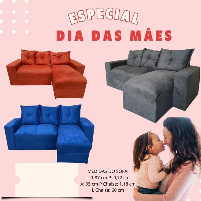 Sofa de canto promoção levo hoje