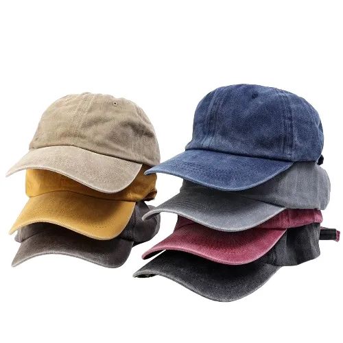 Boné Liso Unissex Sarja Aba curvada Com Regulagem De Tamanho - Foto 2