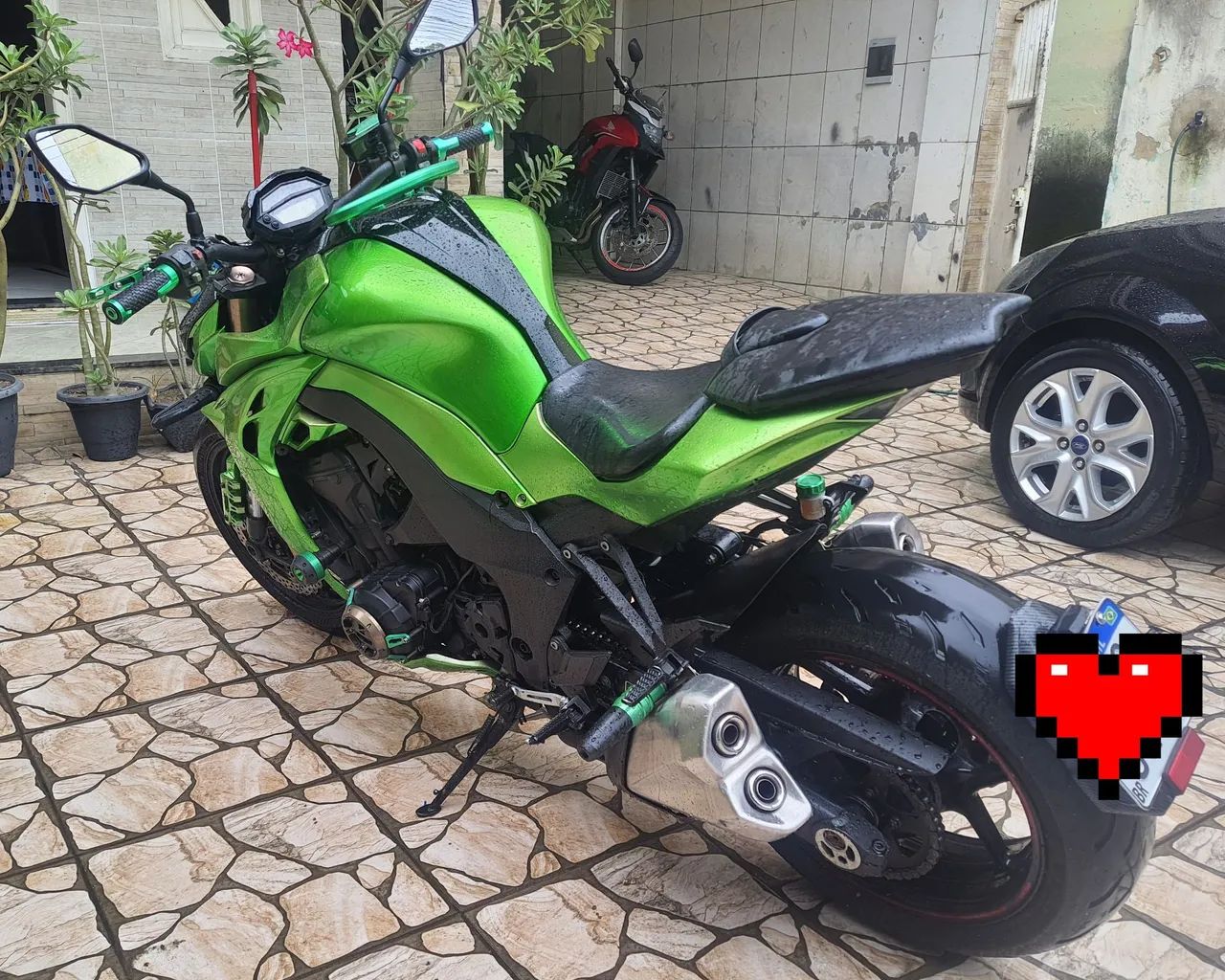 Kawasaki z1000 2015- doc ok - 48 000km - leilao - Foto 7