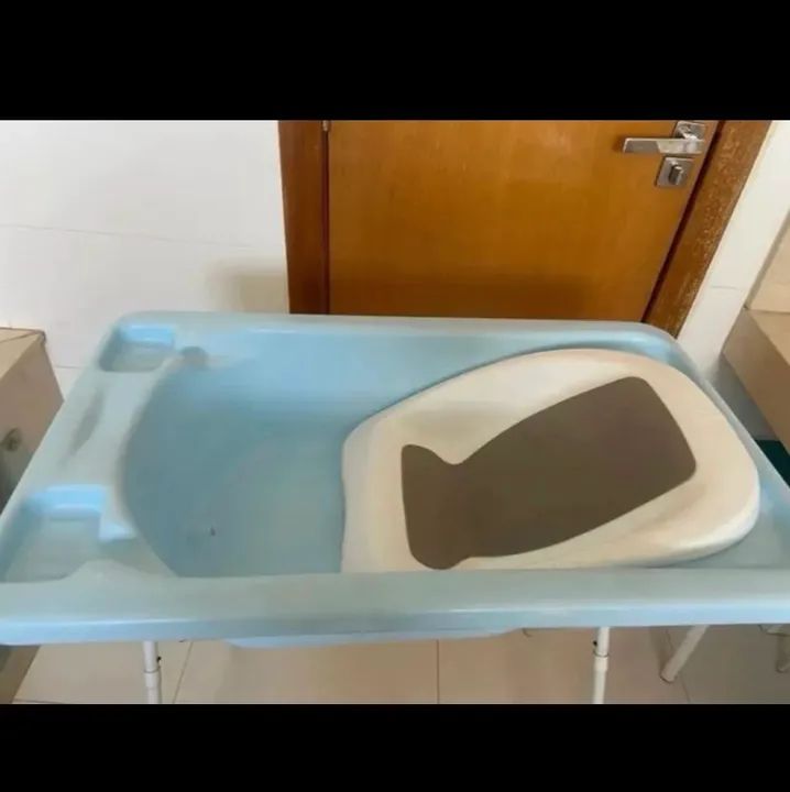 Banheira para Bebê com Suporte e Assento - Foto 2