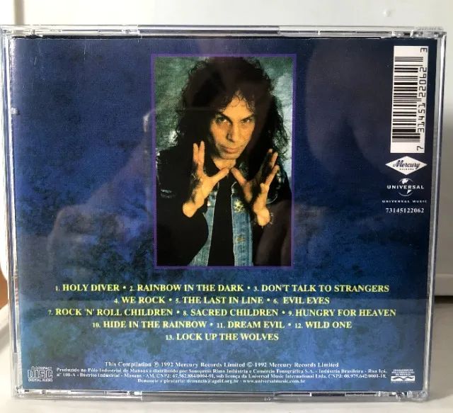 CD DA BANDA DIO COM O TITULO DIAMONDS - THE BEST OF DIO - Foto 3