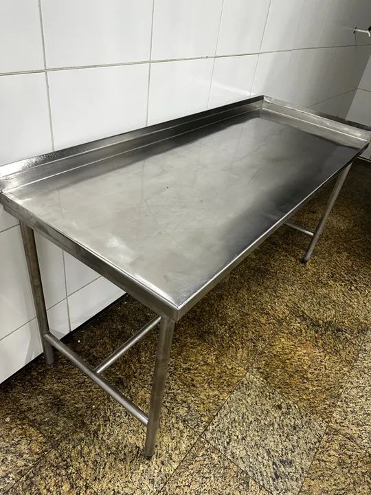 Mesas inox 304 - medidas 1.75x0.70