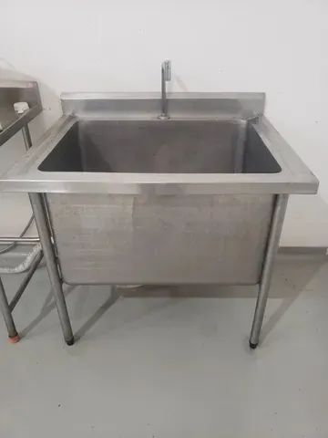 Tanque de Inox para Lavar Peças 