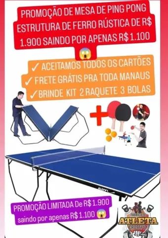 MESA DE PING PONG VALOR PROMOCIONAL R$1.100 - Foto 2