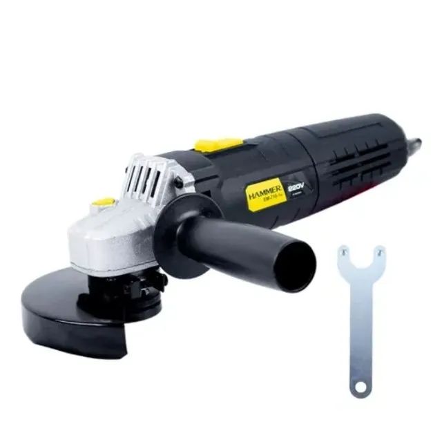Esmerilhadeira Angular Hammer 710 w 127v -nova - Foto 3