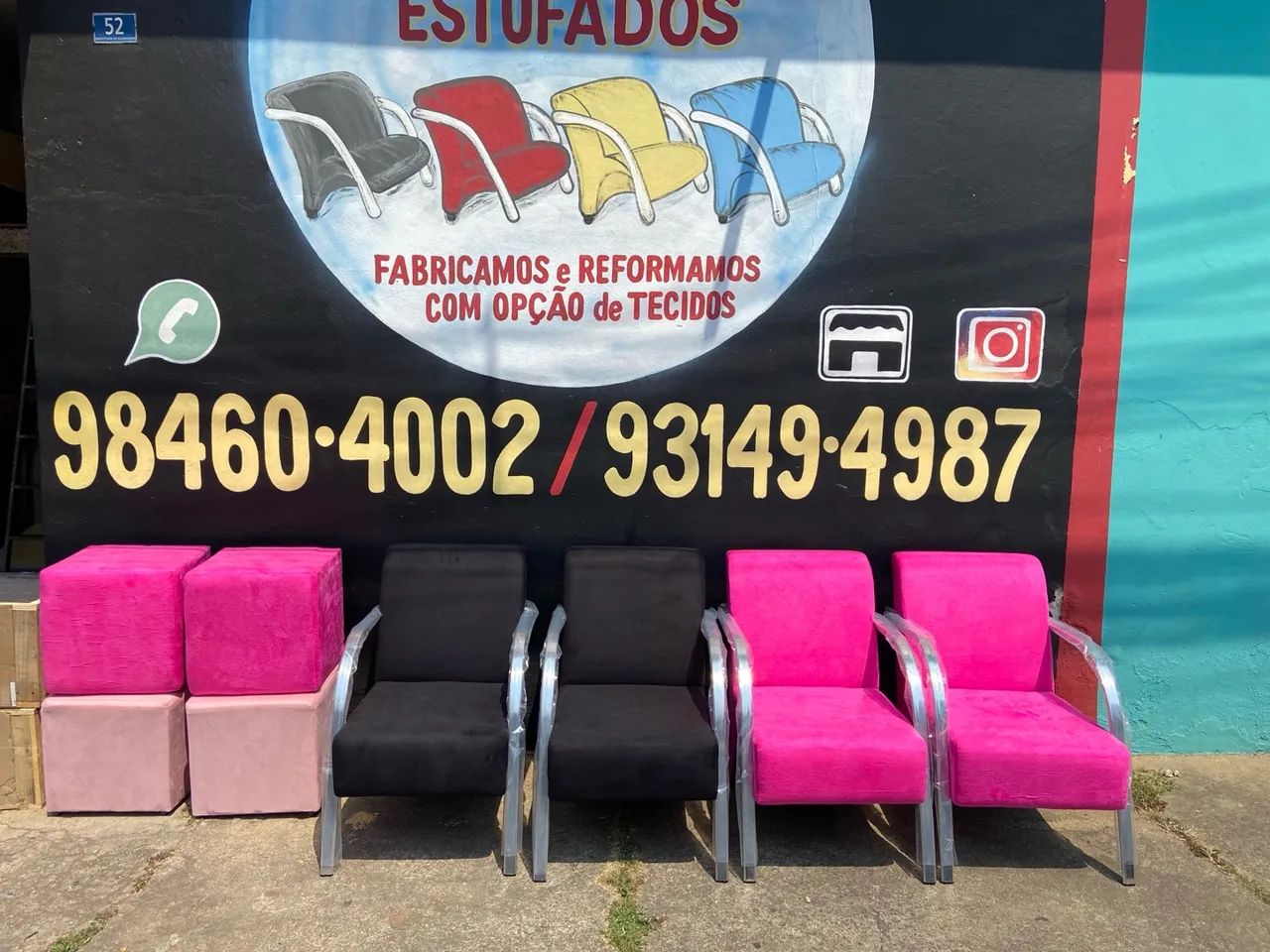 Poltronas e Puff para Sala de Espera - Preço Imperdível! - Foto 4
