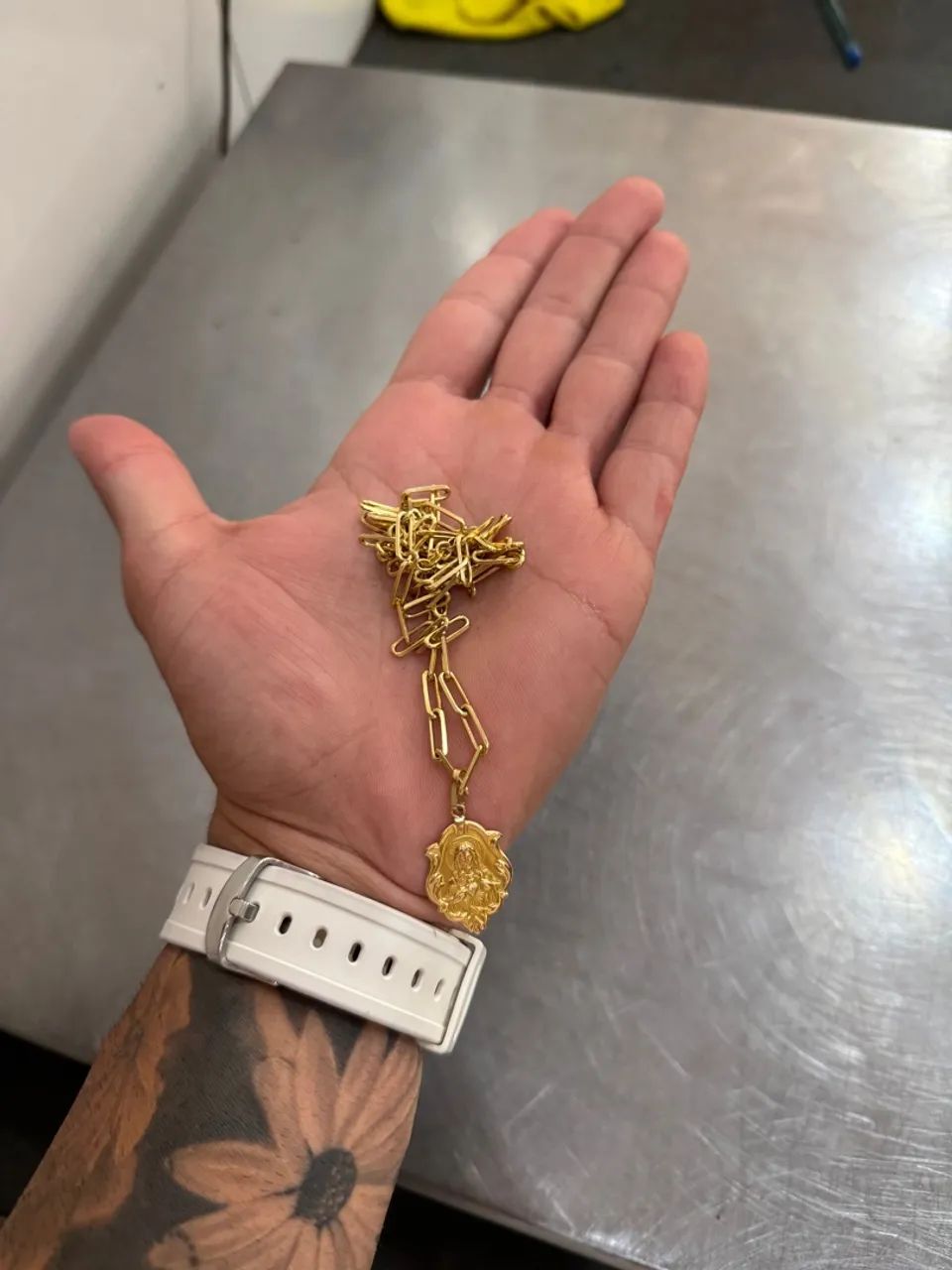 CORDÃO DE OURO MACIÇO  - Foto 3