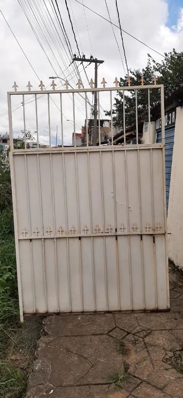 Portão de ferro branco  - Foto 2