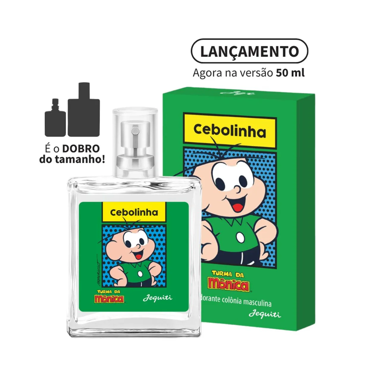 Colônia Cebolinha Turma da Mônica Jequiti 50ml