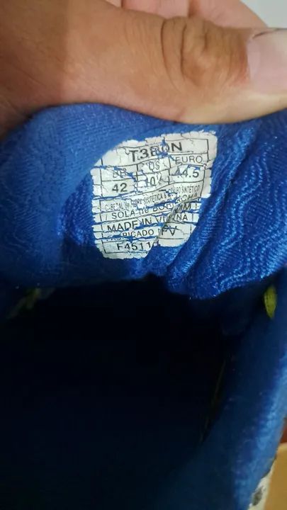 Tênis Asics Gel Azul e Branco - Foto 4