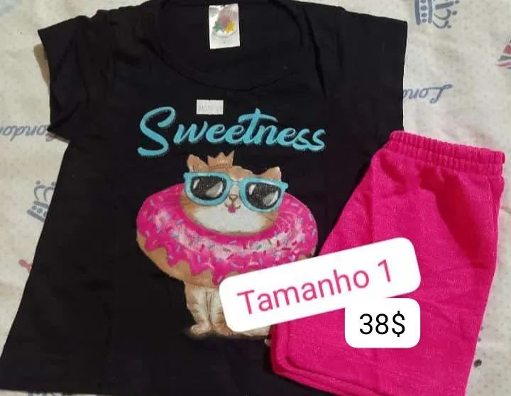 Conjunto de Roupa Infantil - Menina - Tamanho 1 - Foto 5