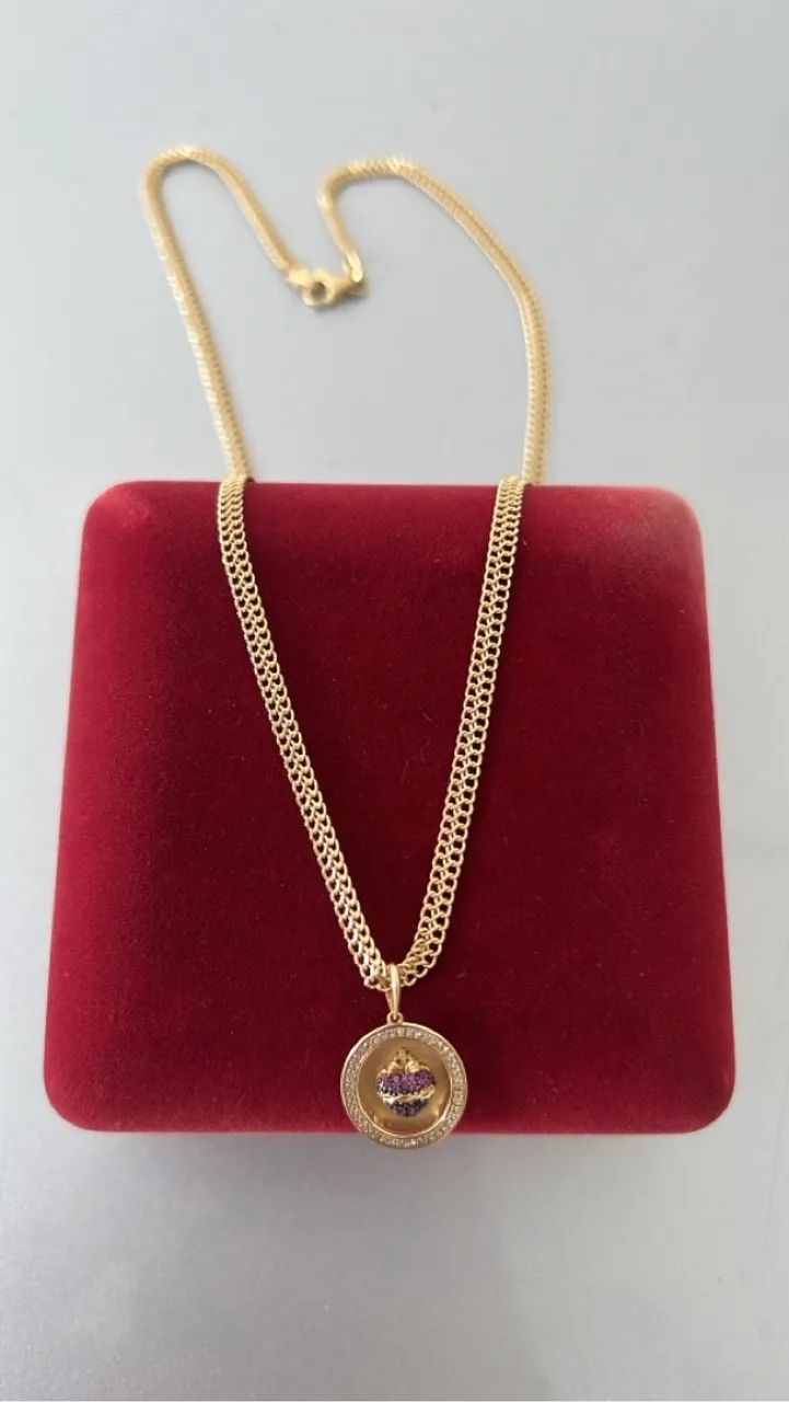 Cordões  de ouro modelo lacraia  - Foto 2