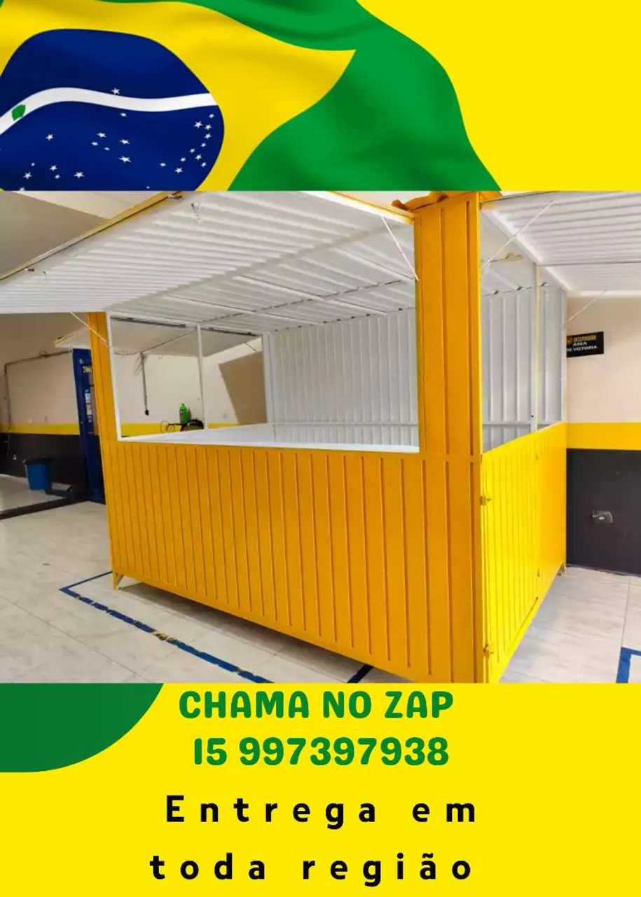 Container, Tenda/Barraca Amarela - Entrega em Toda Região