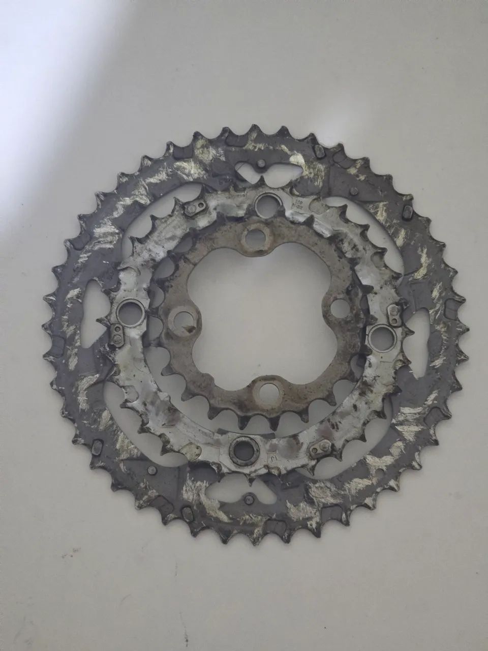 Kit 3 coroas shimano deore usadas - Foto 4