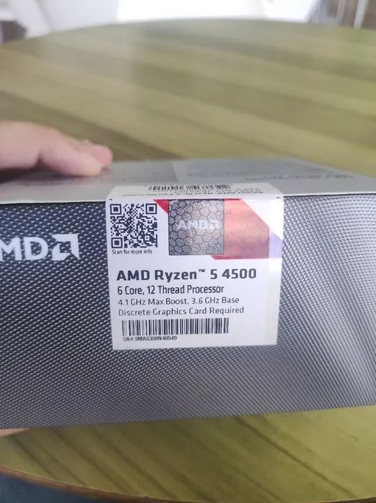 AMD RYZEN 5 4500 Novo - Foto 2