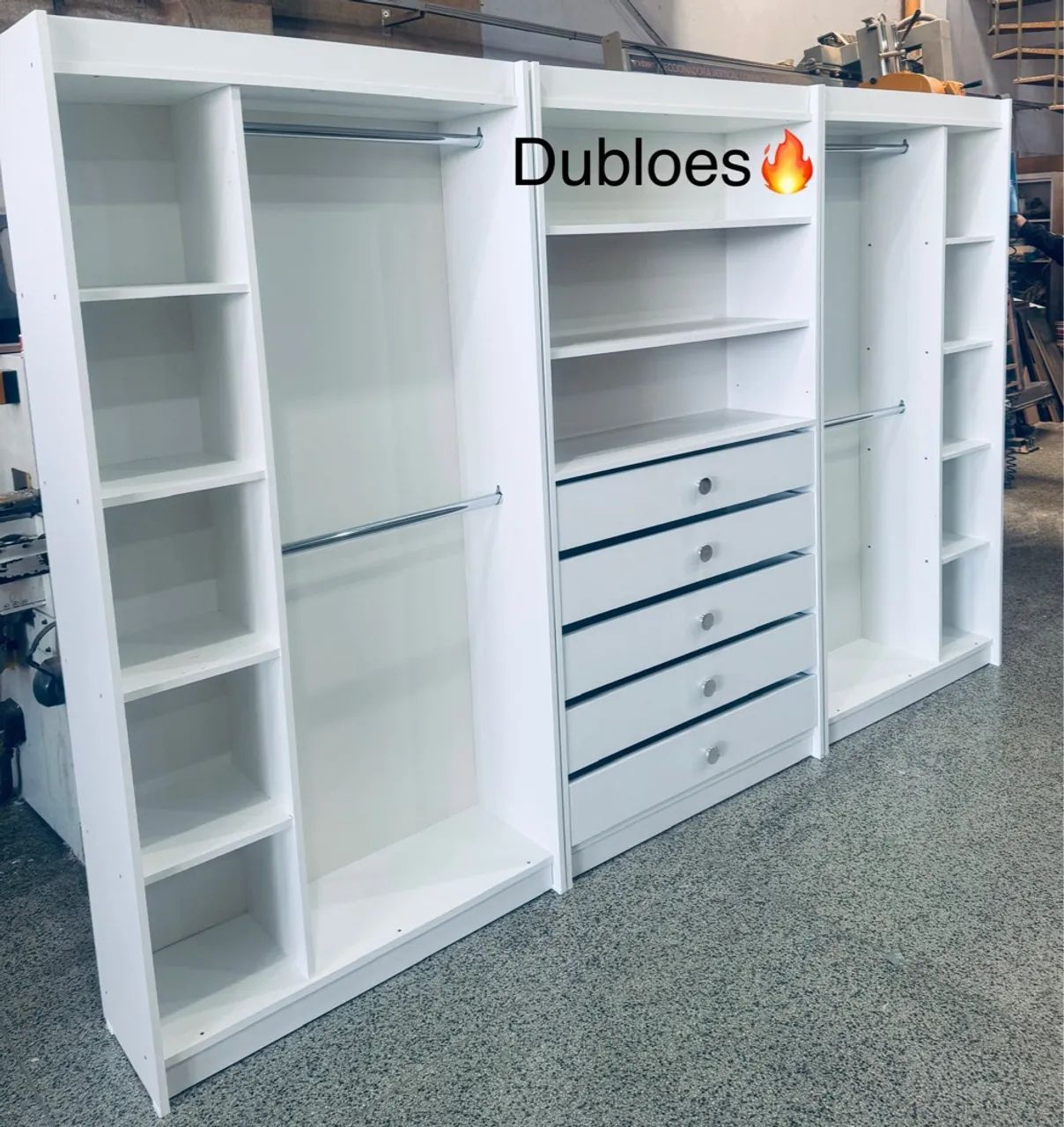  Kit closet Guarda 100% MDF