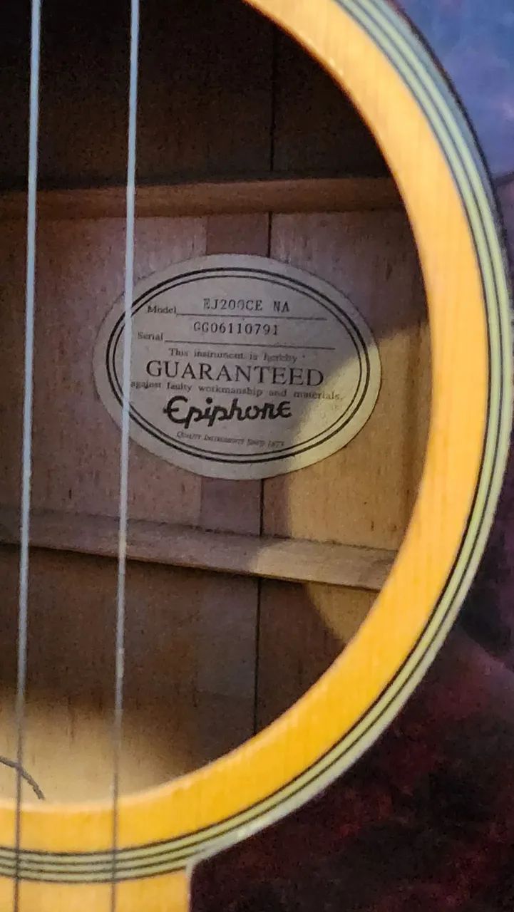 Violão Epiphone EJ-200 CE - Foto 4
