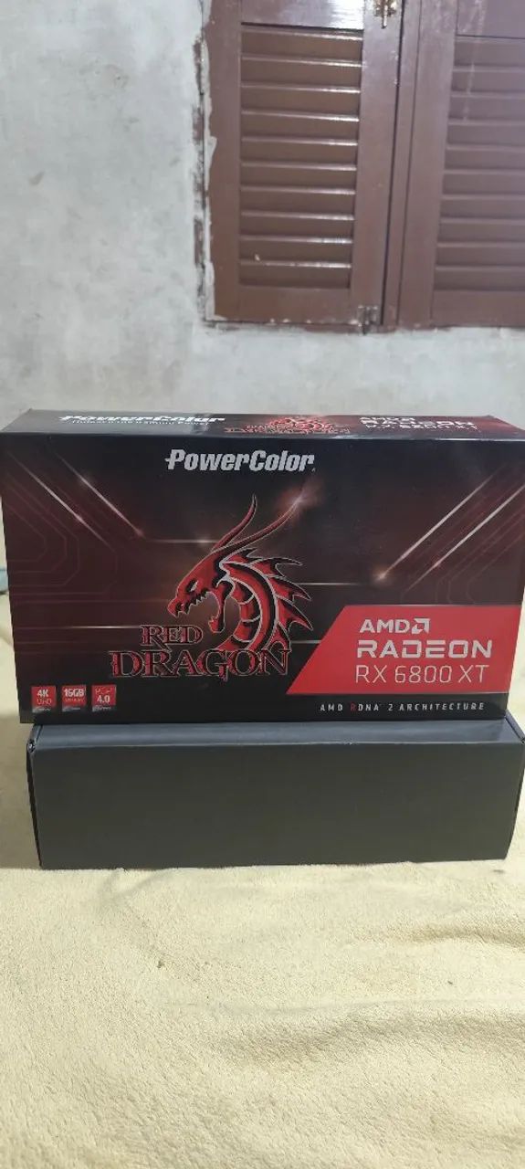 Placa de Vídeo PowerColor Red Dragon Radeon RX 6800 XT. Esse valor é a vista  - Foto 2