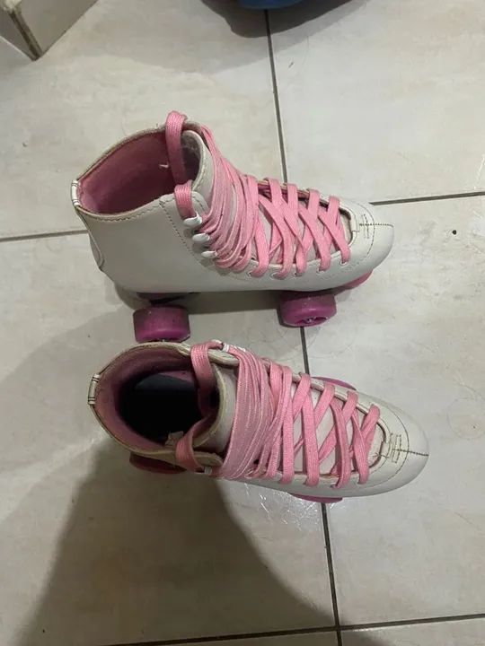 Patins Quad Roller Femininos - Tamanho 35-36 - Foto 3