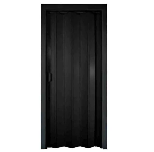 porta sanfonada completa preta/ cinza/ branca  - Foto 2