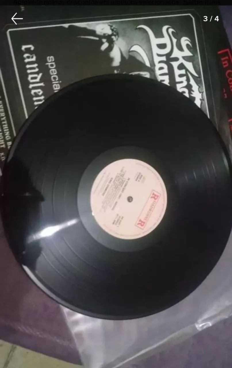 LP King Diamond - Abigail in concert 1° press 1987 - Foto 3