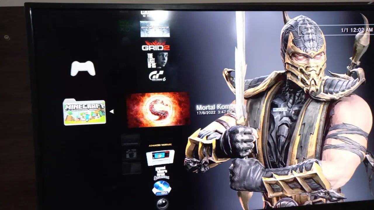 Playstation 3 Slim com 2 controles - Foto 5
