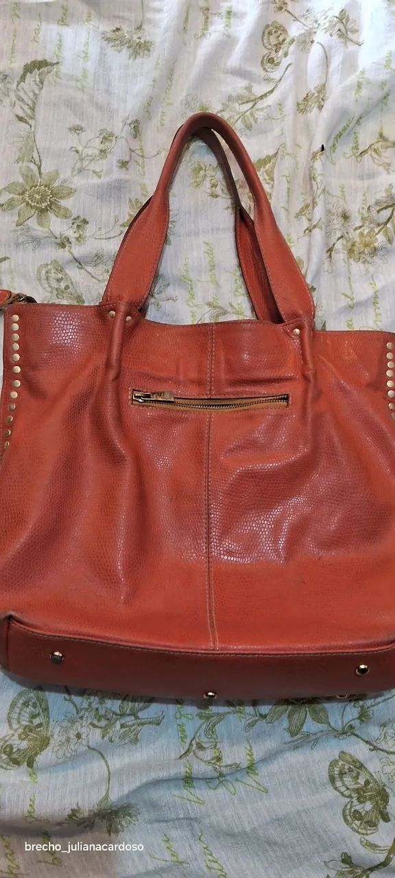 Bolsa Amarelle de couro - Foto 2