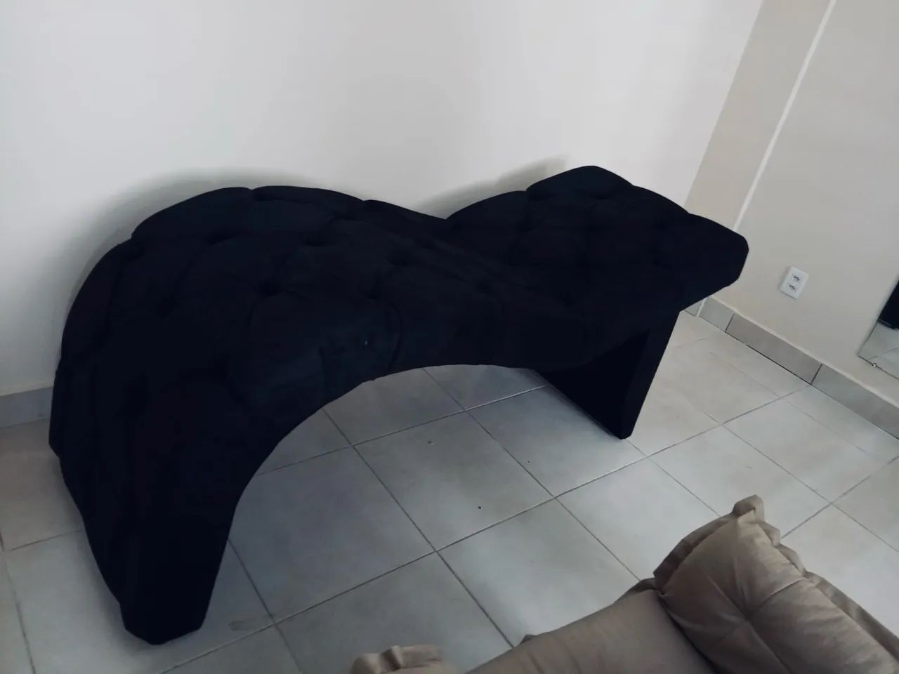 Maca para estética luxo curvada 70cm - Foto 3