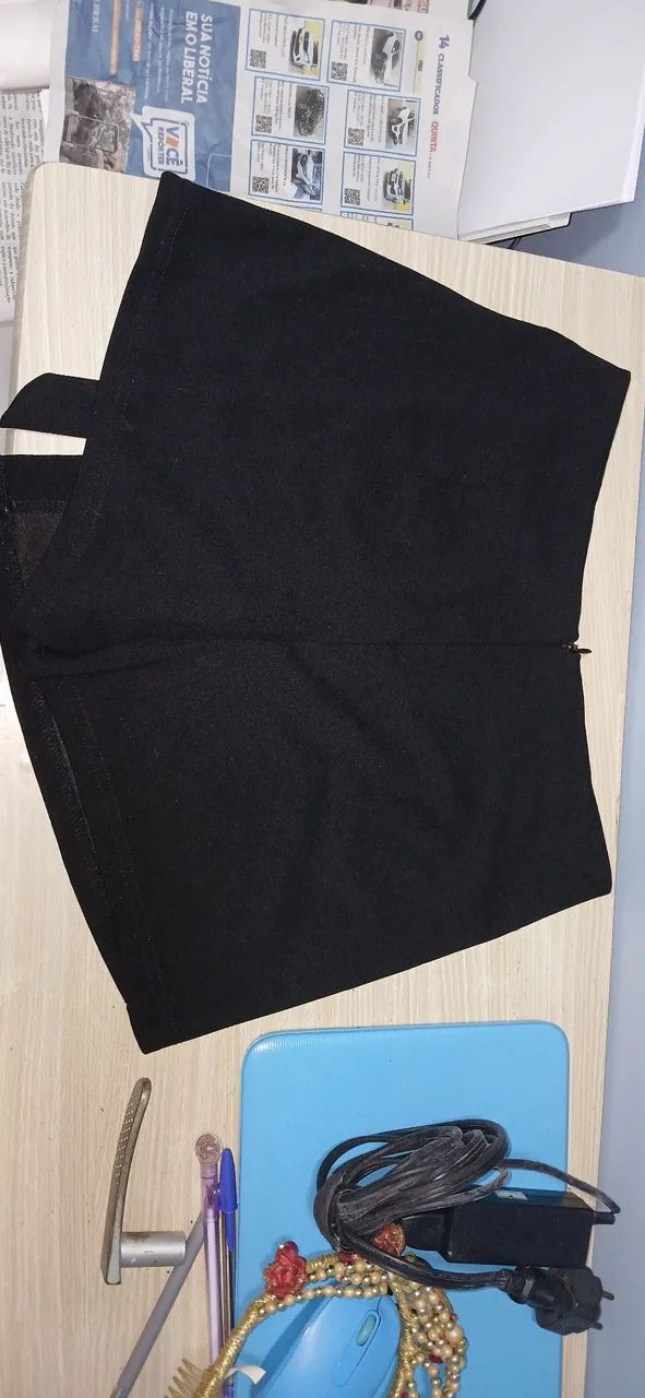 Short Saia Feminino Preto - Foto 2