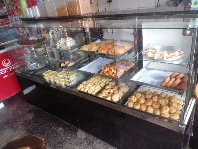 Balcão de salgado estufa,refrigerado ou seco para lanchonete - Foto 3