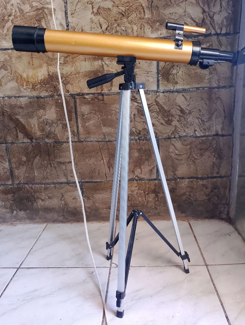 Telescópio astronômico refrator profissional 50/100x