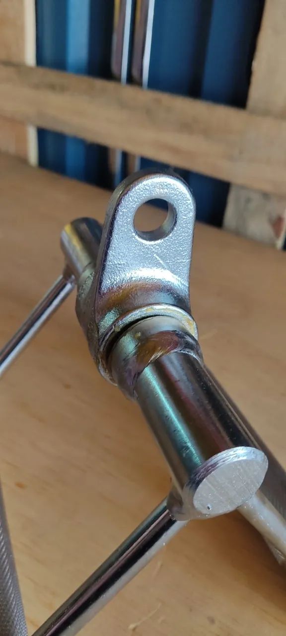 1 Triangulo Profissional C/ Giro e pegada recartilhada Musculação - Foto 3